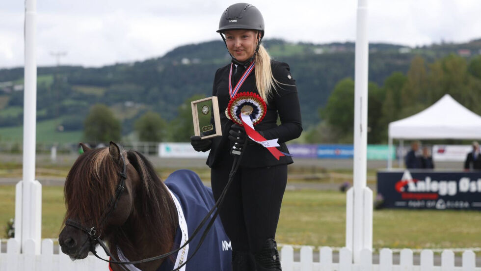 Ida-Sofie Kvande og Grímur fra Gavnholt vant femgangen på 6,95.