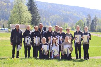 Avlsvisning og debutanter på banen