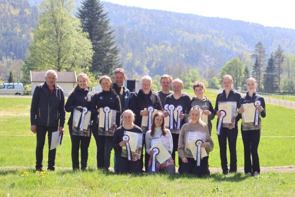 Avlsvisning og debutanter på banen