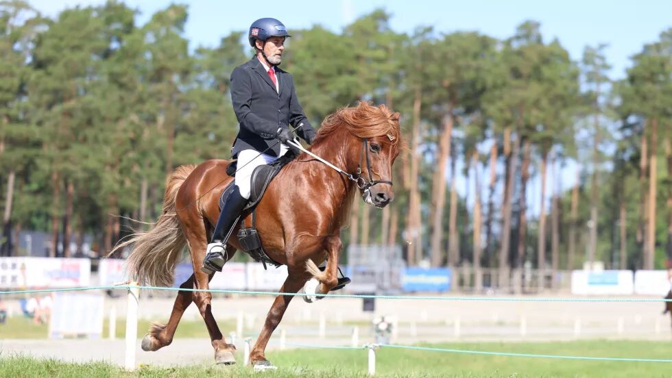 Erik Andersen og Farsæll fra Midtlund.
 Foto: Hesteguiden.com.