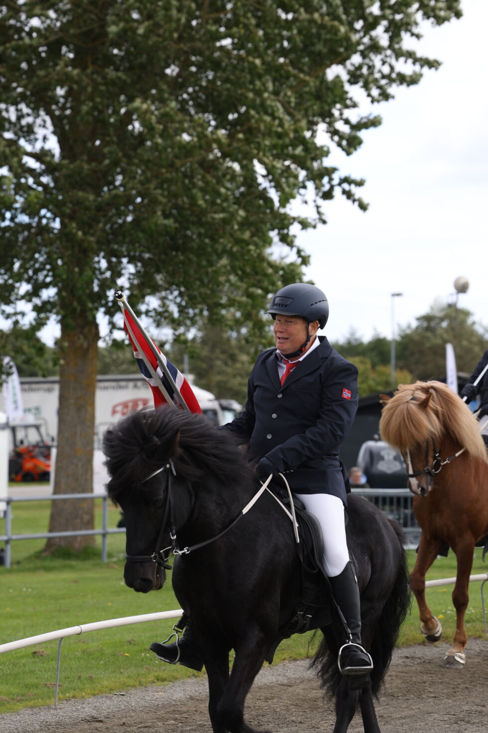 Bjarne Fossan kunne juble for femteplass i T2 senior.
 Foto: Tølt.no.