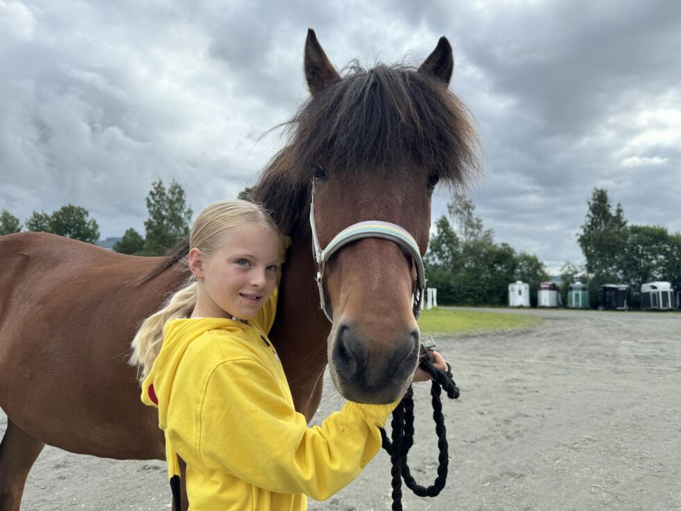 Mia Skavhaug og Ganti fra Stiklestad.
 Foto: Tølt.no.